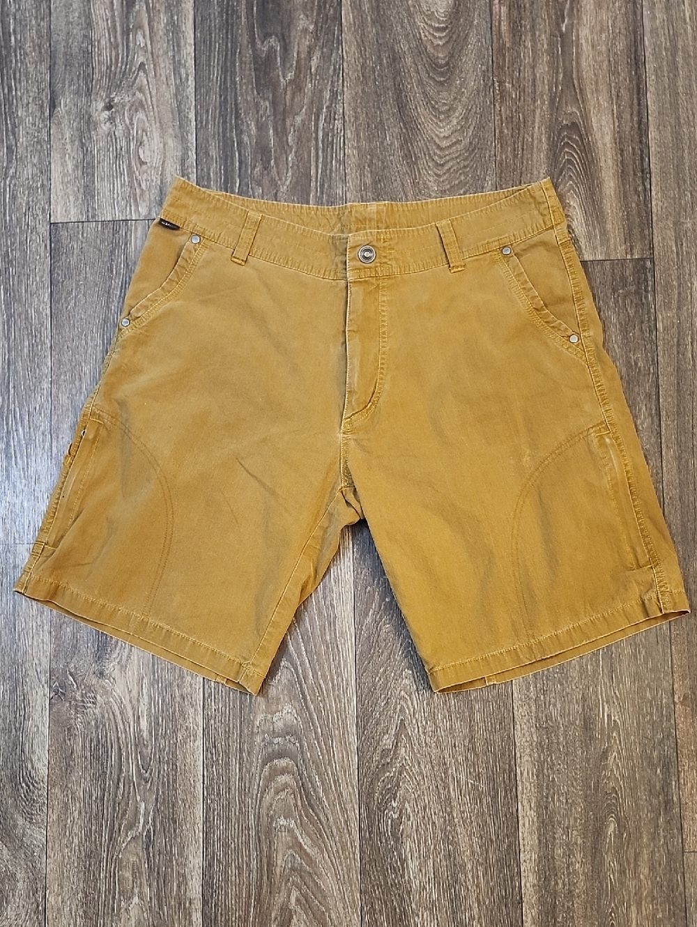 Kuhl Patina Dye Men's Cargo Hiking Shorts Brown Tan Size 34